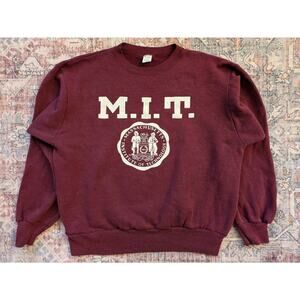 Vintage 80s Champion MIT M.I.T. Crewneck Pullover Sweatshirt XL